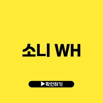 소니 WH